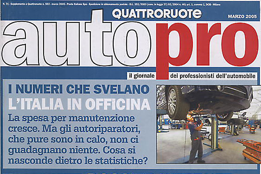 LE OFFICINE TRANI SU AUTO PRO DI MARZO 2005