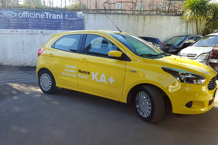 NUOVA FORD KA+ – Vieni a scoprirla alle Officine Trani fino al 13 Febbraio